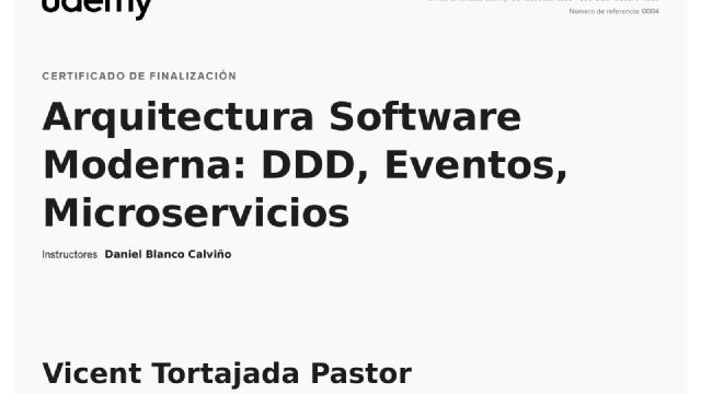 Imagen de Arquitectura Software Moderna: DDD, Eventos, Microservicios