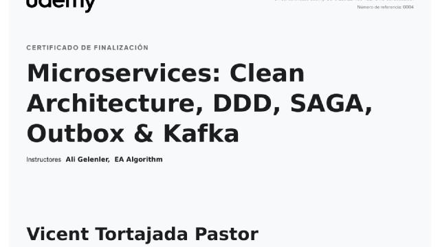 Imagen de Microservices: Clean Architecture, DDD, SAGA, Outbox & Kafka